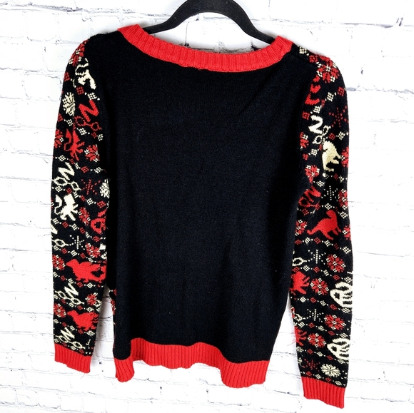 HARRY POTTER | sequin Christmas holiday knit sweater - Picture 3 of 9